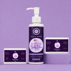 COMBO GLUTA SNOW LOTION +
(200ML) + SOAP 100G (PACK OF 2)